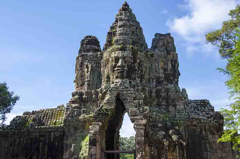 Camboya - Angkor 4 - ciudad de Angkor Thom - puerta sur